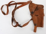 WWII USMC MARKED M7 .45 COLT SHOULDER HOLSTER WW2