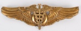 WWII US ARMY AIR CORPS FLIGHT SURGEON PILOT WINGS