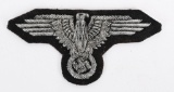 WWII NAZI GERMAN SS OFFICER'S SLEEVE EAGLE WW2