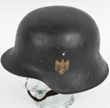 WWII NAZI GERMAN M42 SINGLE DECAL HELMET ET62 WW2