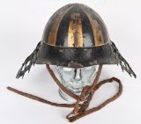 EDO JAPANESE SAMURAI KABUTO HELMET WITH SHIKORO