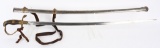 WW1 IMPERIAL GERMAN LION HEAD SWORD w SCABBARD WWI