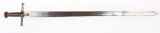 19th CENT. SUDANESE MAHDI ENGRAVED BROADSWORD