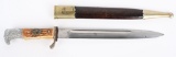 WWII NAZI GERMAN POLIZEI STAG GRIP BAYONET WW2