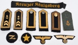 WWII NAZI GERMAN KRIEGSMARINE INSIGNIA LOT WW2