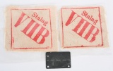 WWII NAZI GERMAN STALAG VIIB TAG & PATCHES WW2