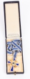 WWII NAZI GERMAN MOTHER'S CROSS IN GOLD CASED