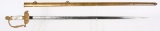 PRE CIVIL WAR U.S. MILITIA OFFICER'S SWORD