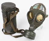 WWII NAZI GERMAN M30/38 GASMASK CANISTER COMPLETE