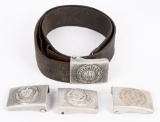 WWII NAZI GERMAN BELT BUCKLE HEER RAD HJ POLICE