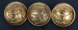 GEORGIA STATE SEAL CIVIL WAR CONFEDERATE BUTTON 3