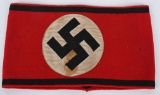 WWII NAZI GERMAN SS MEMBER'S ARMBAND WW2