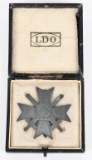 NAZI CASED WAR MERIT CROSS 1ST CLASS 1939 W SWORDS