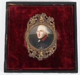 FREDERICK THE GREAT MINIATURE PORTRAIT PAINTING