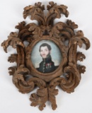 FRENCH OFFICER PORTRAIT W/ MEDALS ORDER ST. LOUIS