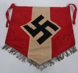 WWII NAZI GERMAN HJ FANFARE TRUMPET BANNER WW2