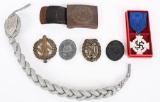 WWII NAZI GERMAN MEDAL INSIGNIA LOT NSDAP HEER WW2