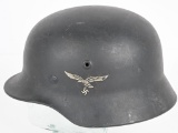 WWII NAZI GERMAN M40 LUFTWAFFE COMBAT HELMET Q66