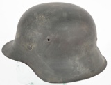 WWII NAZI GERMAN ARMY M42 HELMET ET62 w LINER WW2