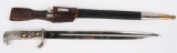WWII NAZI GERMAN POLIZEI STAG GRIP BAYONET WW2