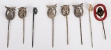 WWII NAZI GERMAN LUFTWAFFE STICKPIN LOT RAD HEER