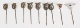 WWII NAZI GERMAN LUFTWAFFE STICKPIN LOT NSKOV