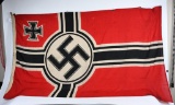 WWII NAZI GERMAN KRIEGSMARINE FLAG 1.5X2.5 EAGLE M