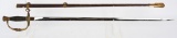 GAR STAFF OFFICER SWORD & SCABBARD HORSEMAN