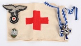WWII NAZI GERMAN INSIGNIA LOT LUFTWAFFE NSDAP DRK