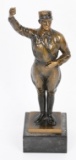 WWII NAZI GERMAN SA FLAG BEARER STATUE WW2