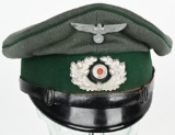 WW2 NAZI GERMAN ADMINISTRATIVE OFFICIALS VISOR CAP