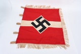 WWII NAZI GERMAN HJ FANFARE TRUMPET BANNER WW2
