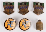 WWII US AIR CORPS INSIGNIA LOT DI'S CAPRI BELL WW2
