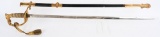 1905 ENGRAVED PRESENTATION US NAVY OFFICER SWORD