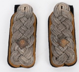 SIGNALS SS OBERSTURMBANNFÜHRER'S SHOULDER BOARDS