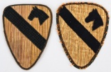 WWII 1ST CAVALRY DIV. THEATER MADE BULLION PATCHES