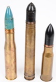 WWII 37MM ARTILLERY SHEL LOT US GERMAN JAPANESE