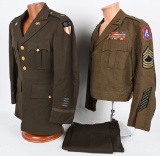 WWII US MILITARY UNIFORM LOT CBI MERRILLS MARAUDER