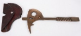 BERYLCO US MARKED SURVIVAL CRASH AXE W/ SCABBARD