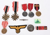 WWII NAZI GERMAN MEDAL INSIGNIA TINNIE LOT WW2