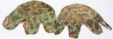 KOREAN WAR USMC HELMET CAMO COVERS LOT OF 2