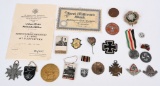 WWII NAZI GERMAN MEDAL & INSIGNIA BADGE LOT WW2