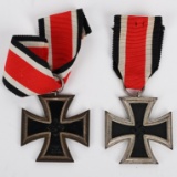 WWII NAZI GERMAN IRON CROSS MEDAL LOT EKII WW2
