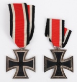 WWII NAZI GERMAN IRON CROSS MEDAL LOT EKII WW2