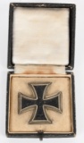 WWII NAZI GERMAN 1st CLASS IRON CROSS CASED WW2