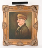 CONTEMPORARY ADOLF HITLER OIL PAINTING ON CANVAS