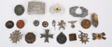 WWII NAZI GERMAN MEDAL & INSIGNIA LOT w/ TINNIES