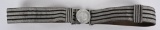 WWII NAZI RAD OFFICER'S BROCADE BELT & BELT BUCKLE