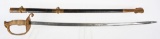 WWI NAMED USN OFFICERS SWORD US NAVY WW2