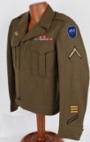 WWII US ARMY NAMED 100TH DIVISION UNIFORM BULLION